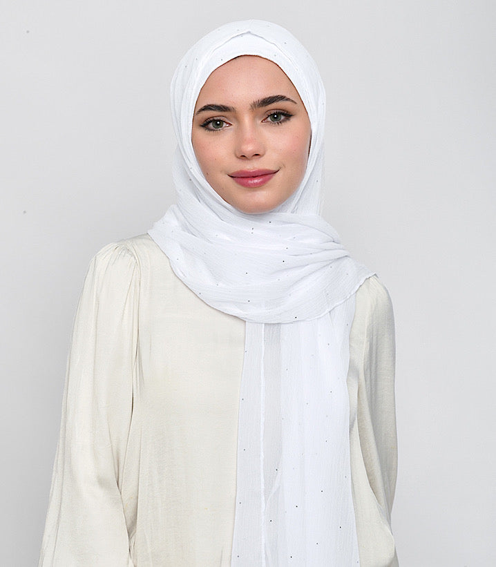 Bright White Crystals