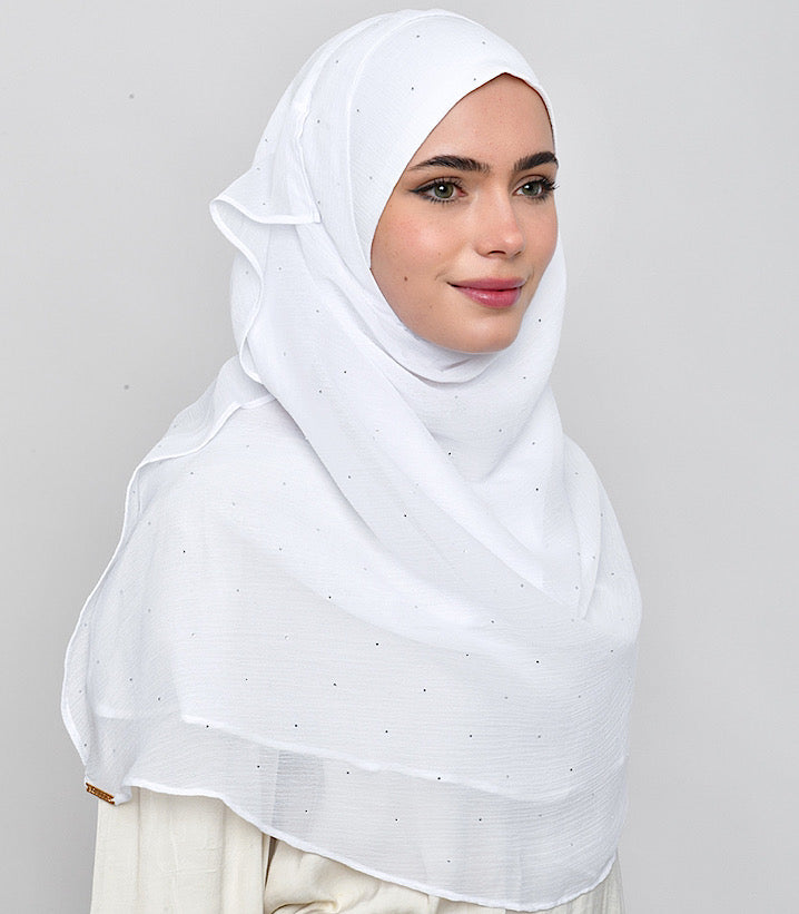 Bright White Crystals