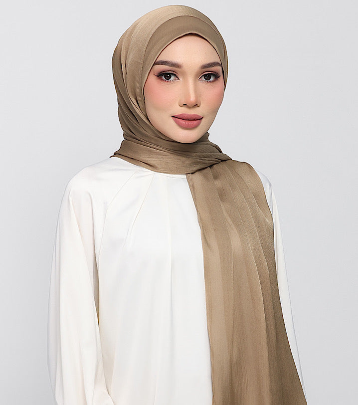 Dark Khaki Satin