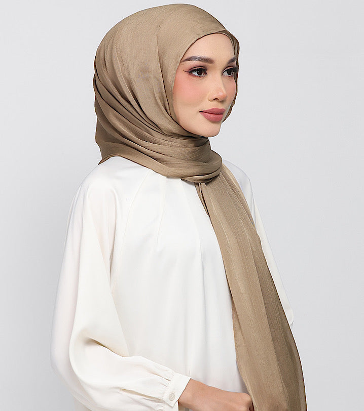 Dark Khaki Satin
