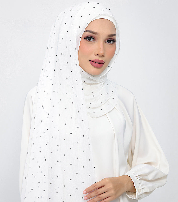Polka Offwhite
