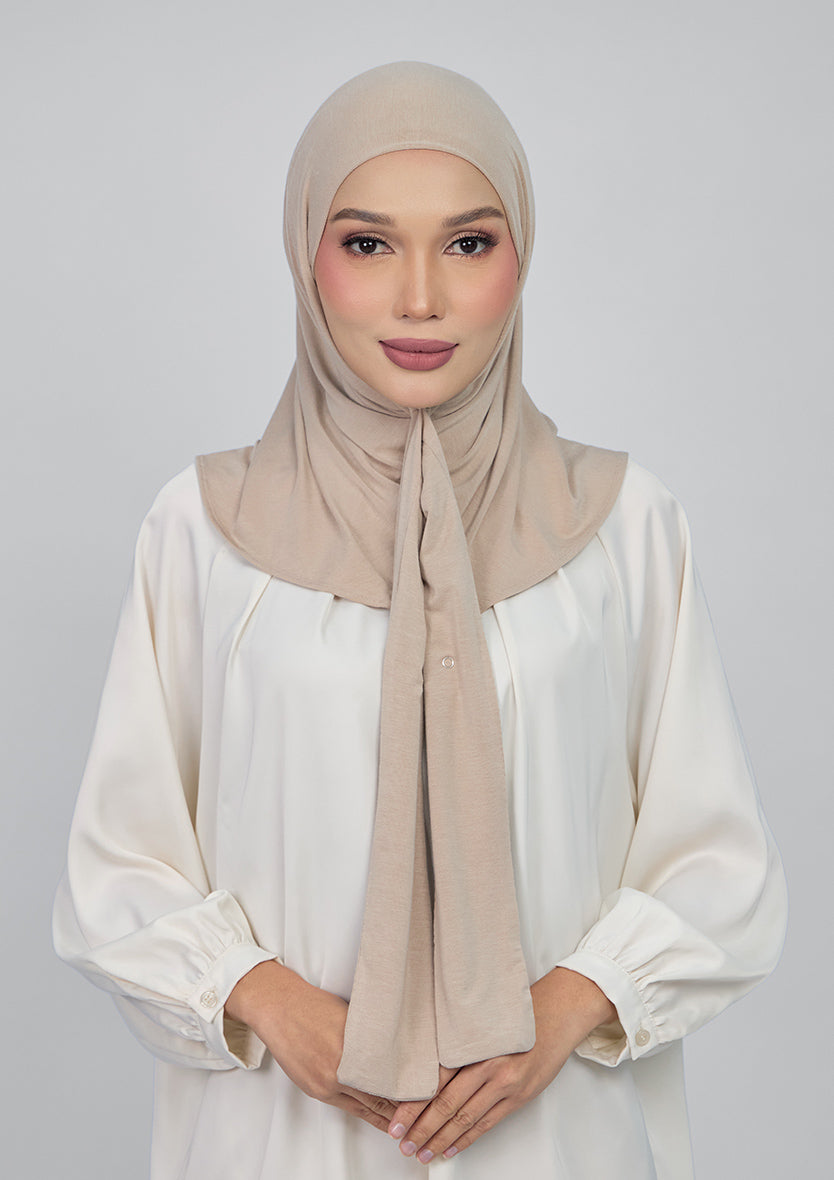 Snap Hijab - Plain Micromodal Jersey