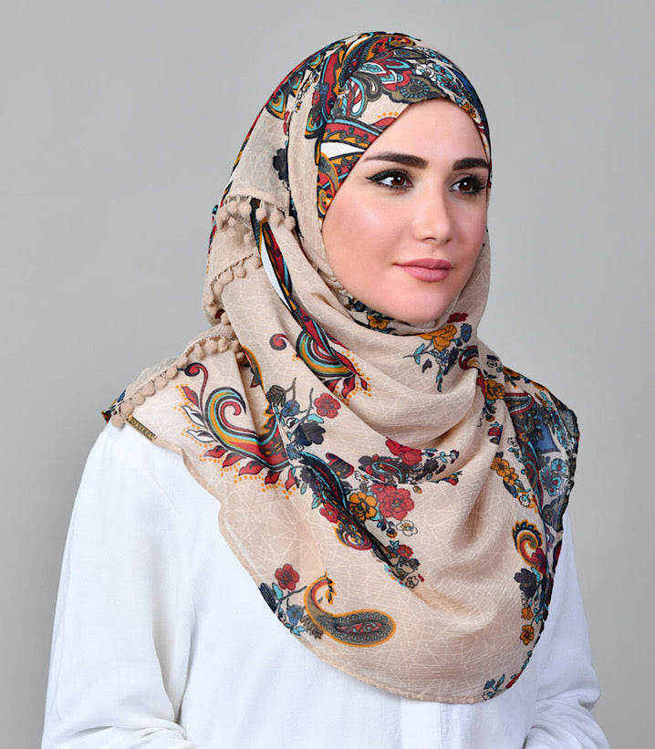 BOKITTA HIJAB KASHMIR TAN (5)