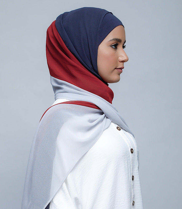 BOKITTA HIJAB NavyRedSilver (3)