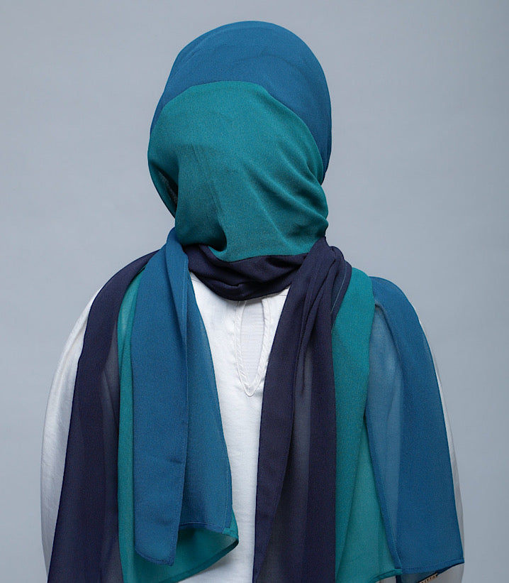 BOKITTA HIJAB TealGreenNavy (3)
