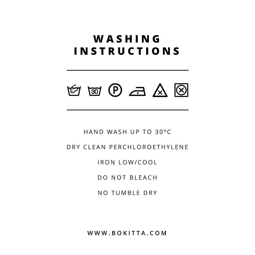 BOKITTA HIJAB WASHING INSTRUCTION