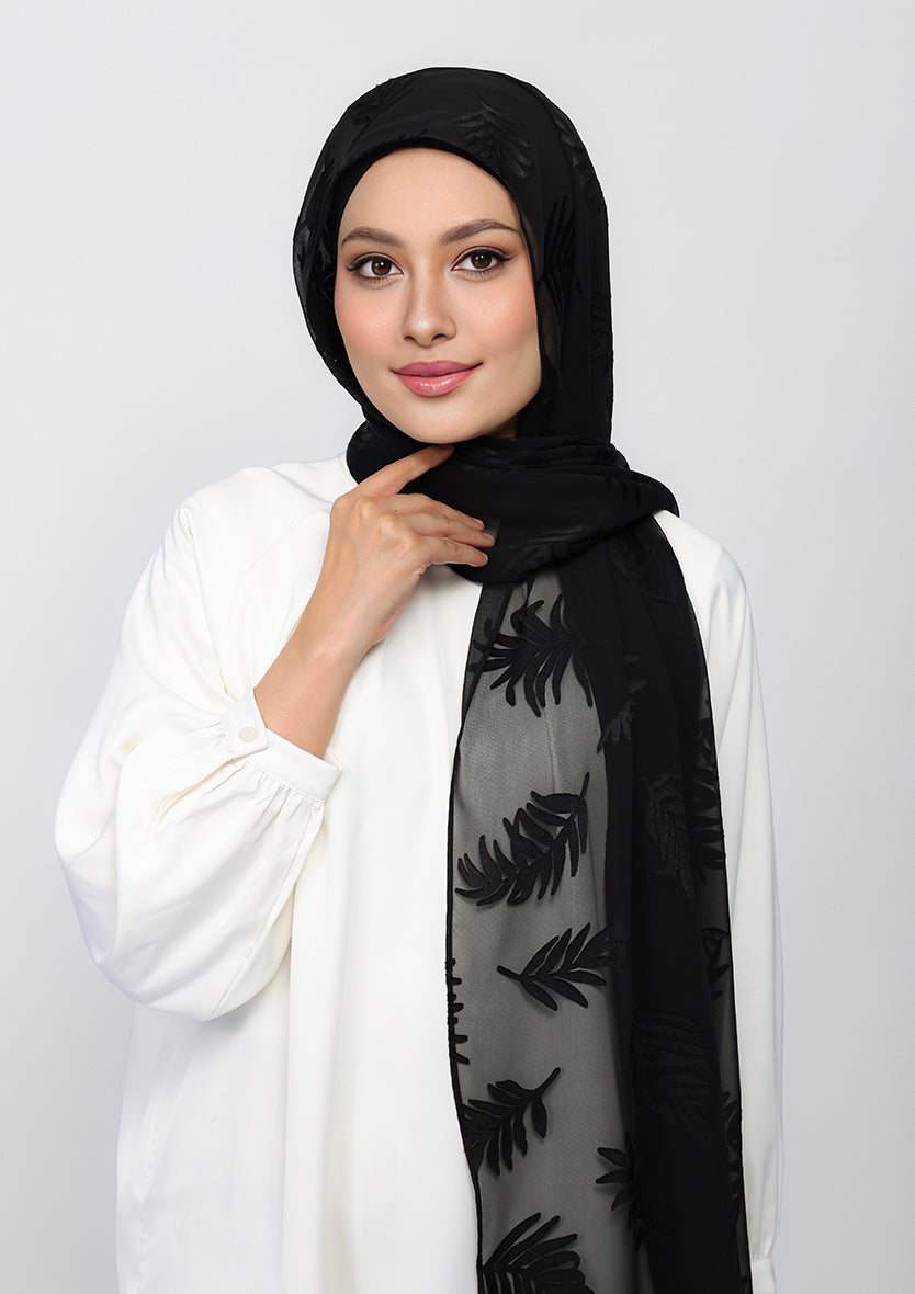 Black Palm (Brasso Georgette)