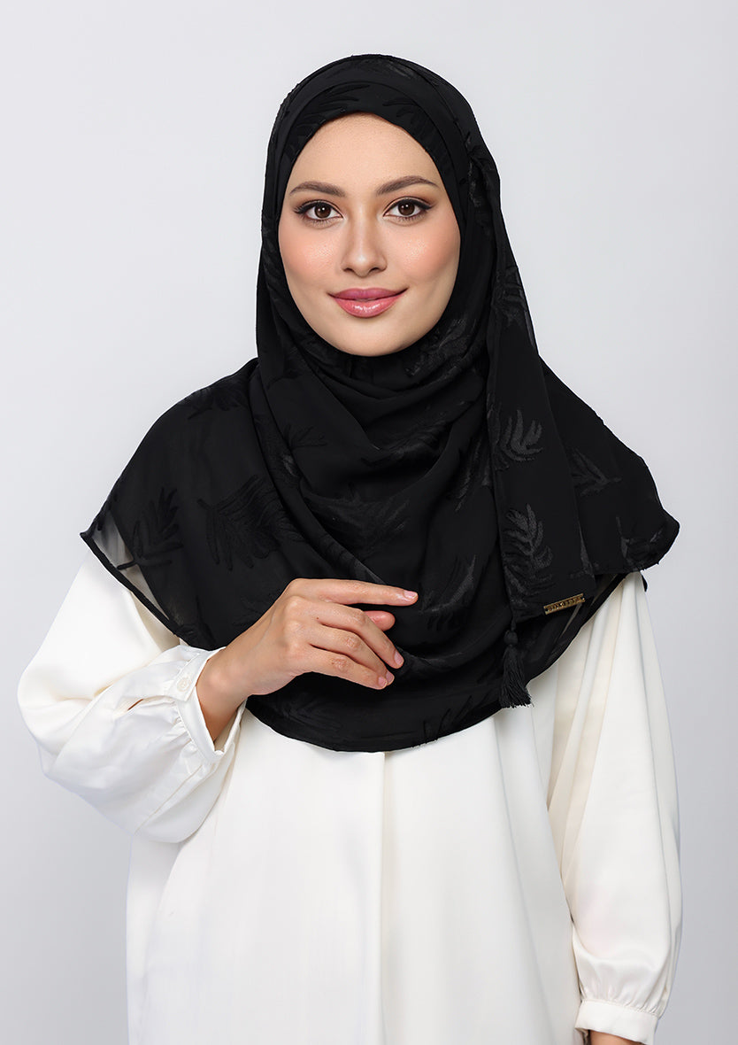 Black Palm (Brasso Georgette)