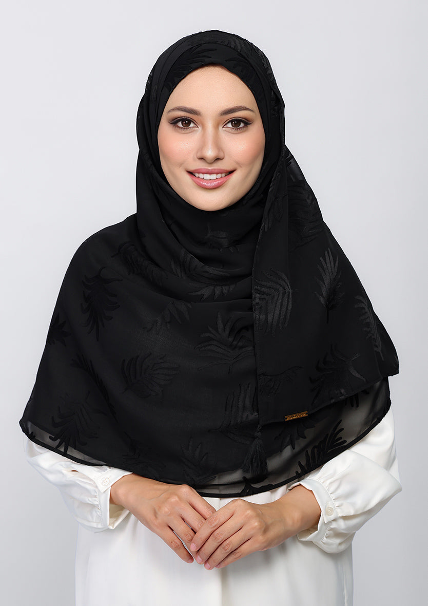 Black Palm (Brasso Georgette)