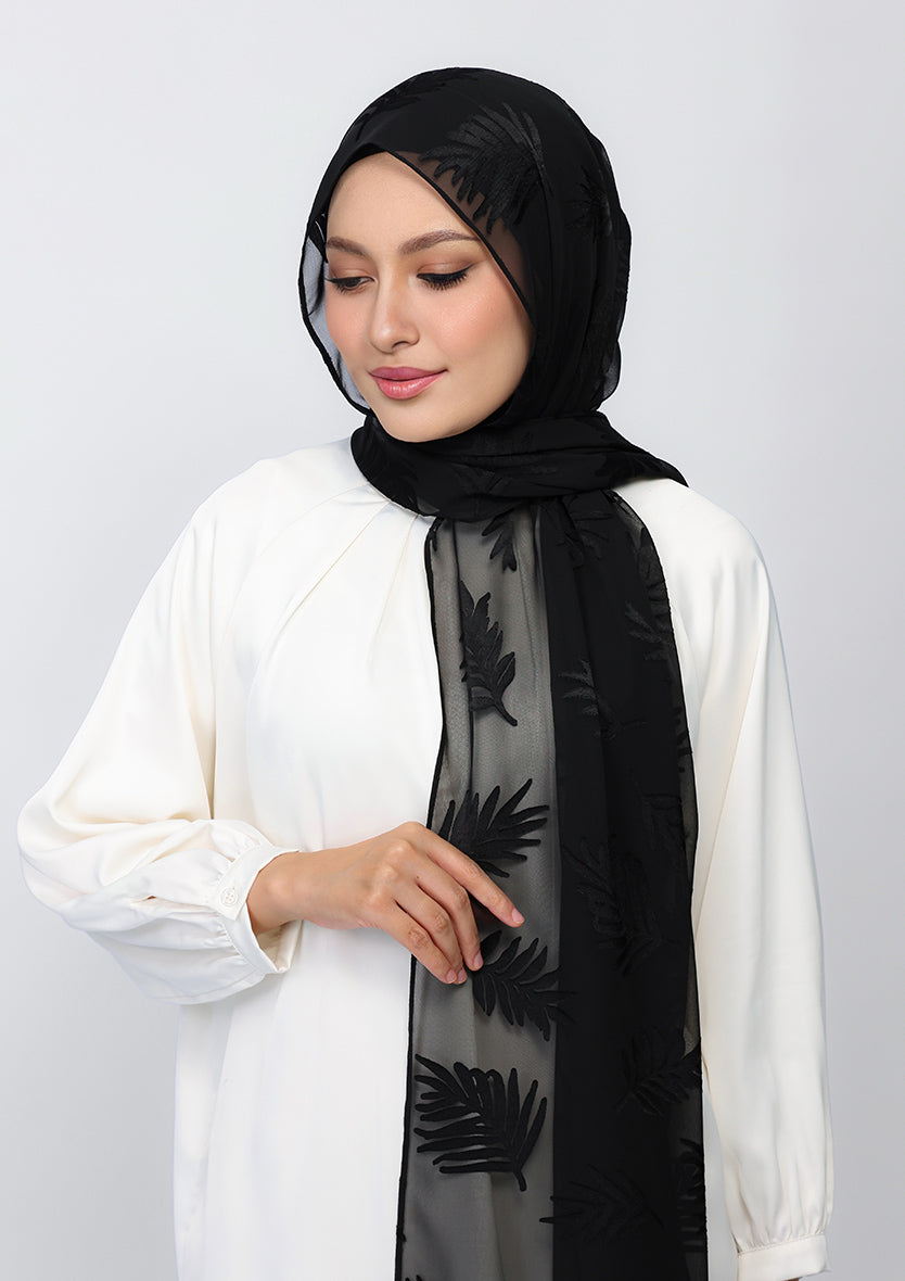 Black Palm (Brasso Georgette)