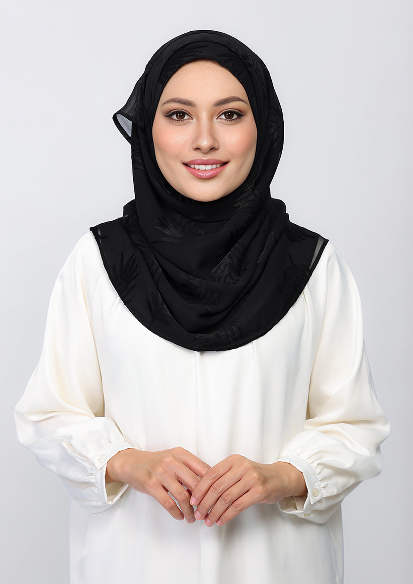 Black Palm (Brasso Georgette)