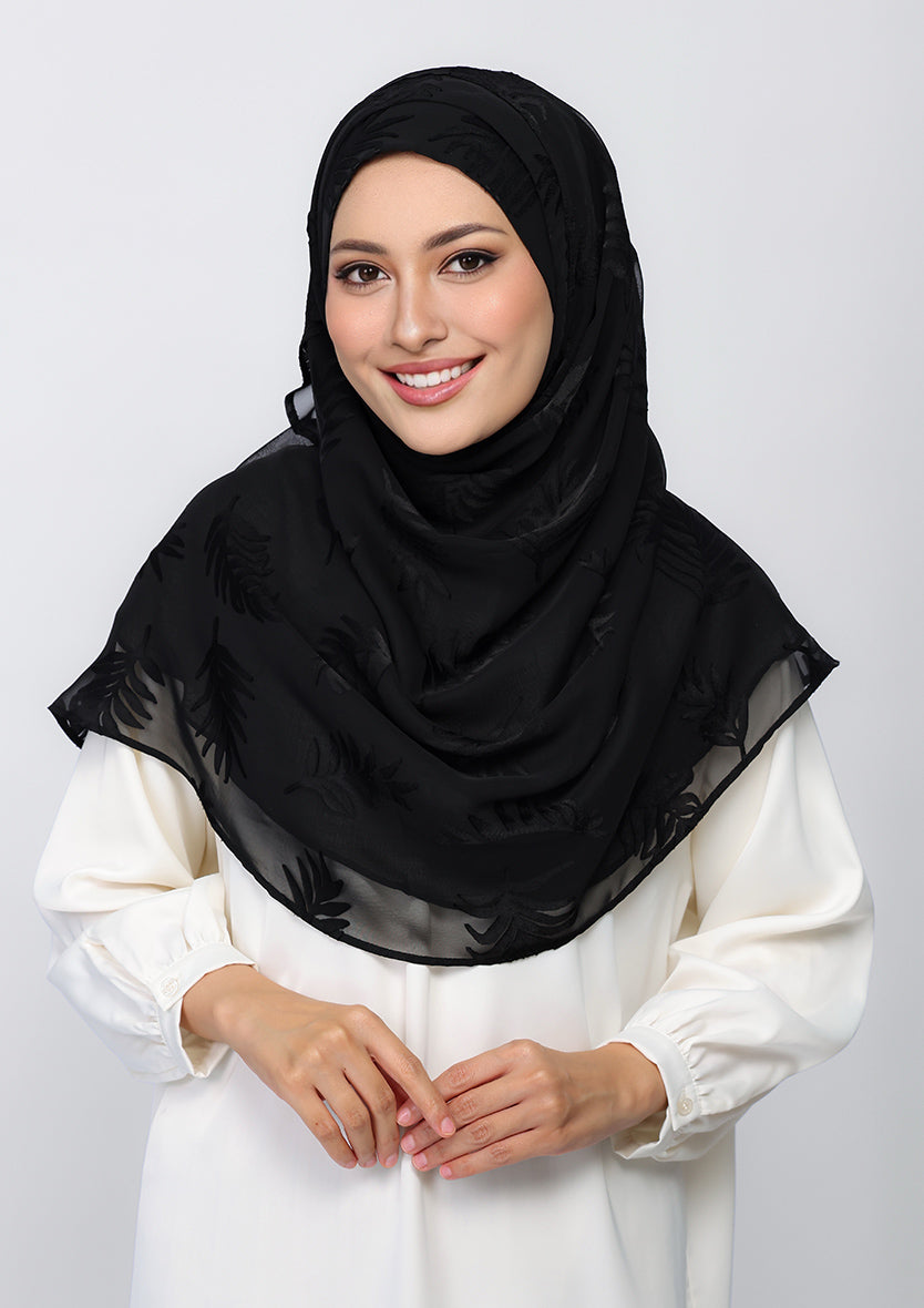 Black Palm (Brasso Georgette)