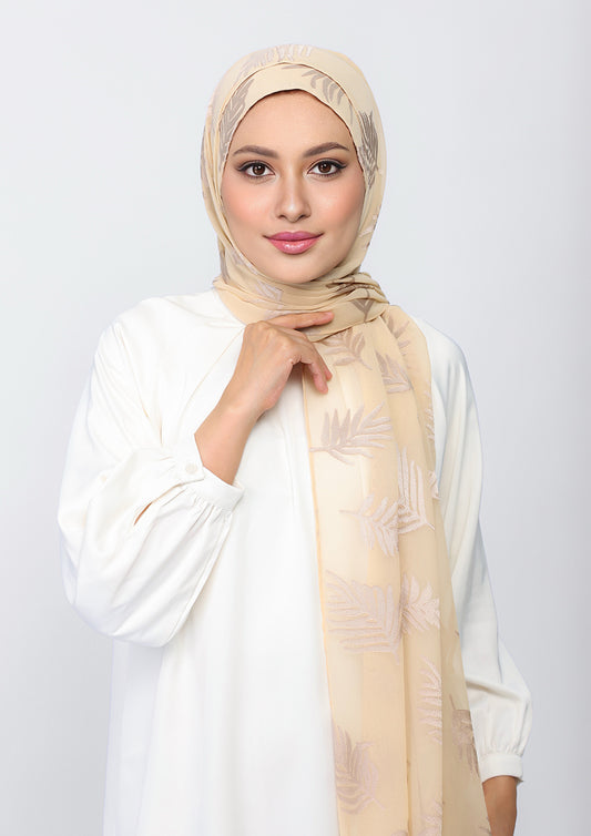 Gold Palm (Brasso Georgette)