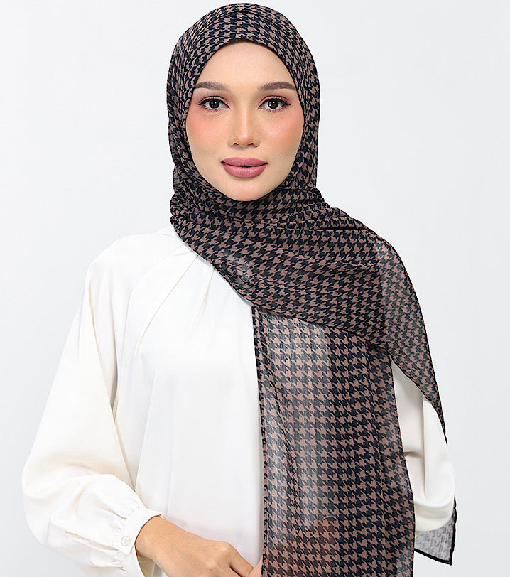 Houndstooth Black