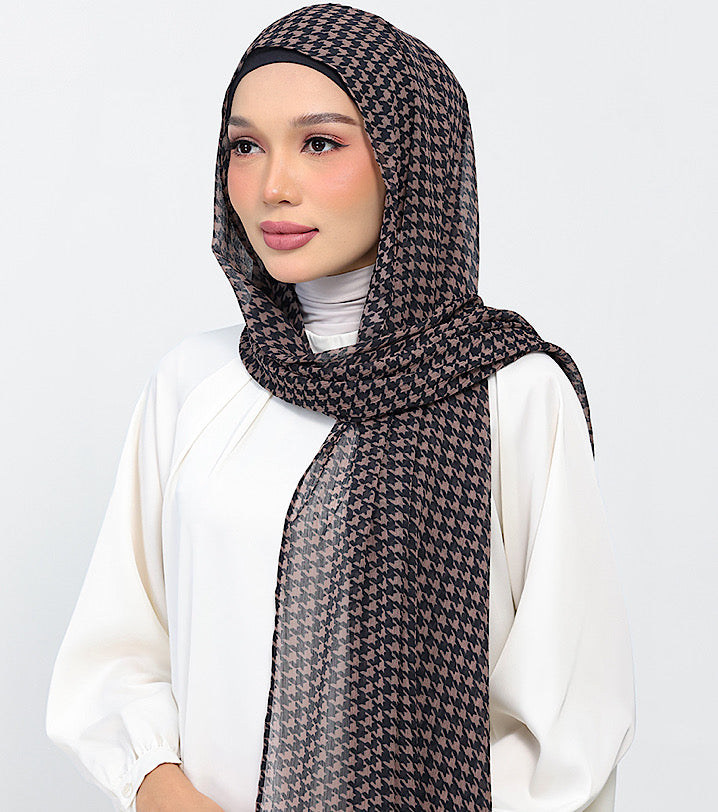 Houndstooth Black