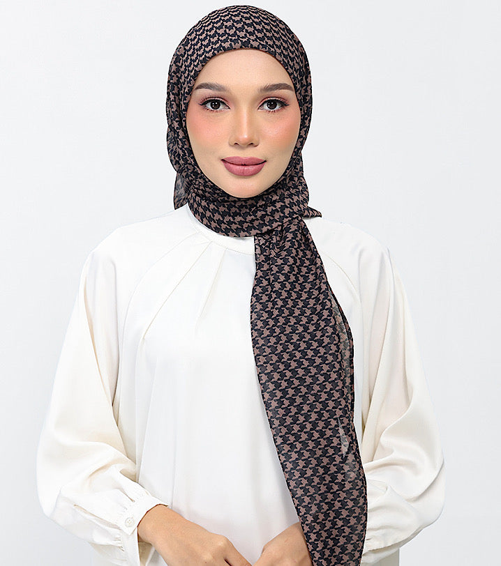 Houndstooth Black