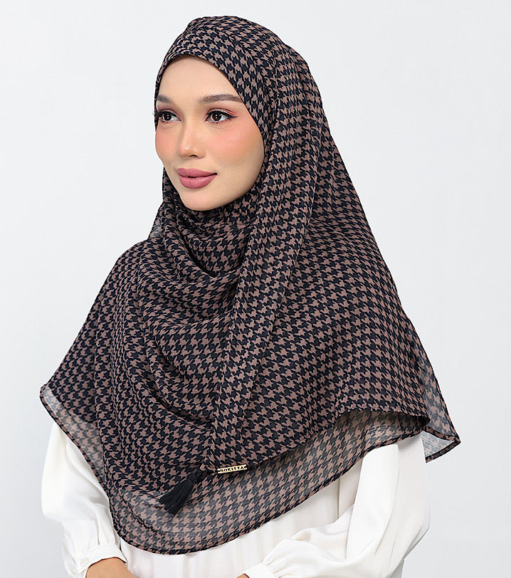 Houndstooth Black