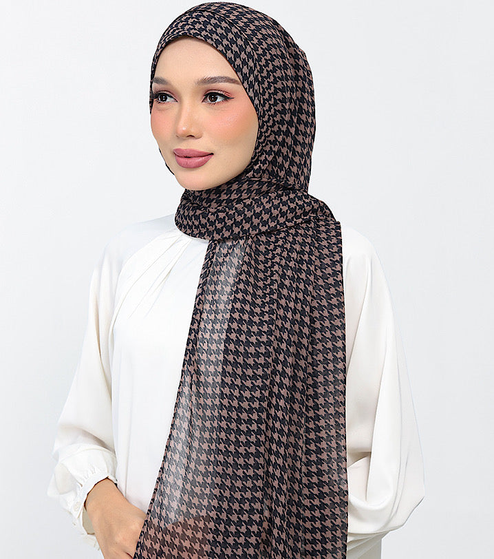 Houndstooth Black