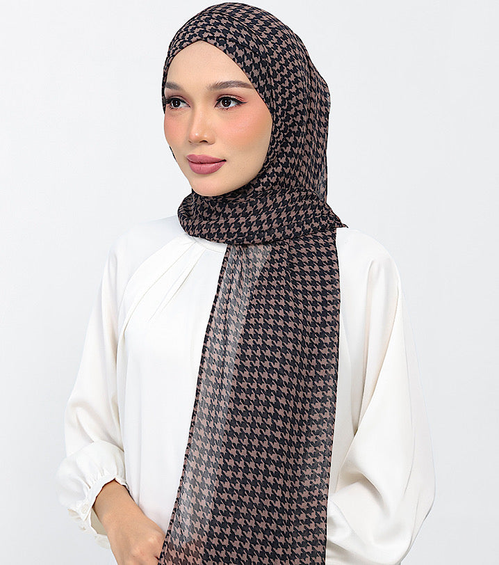 Houndstooth Black