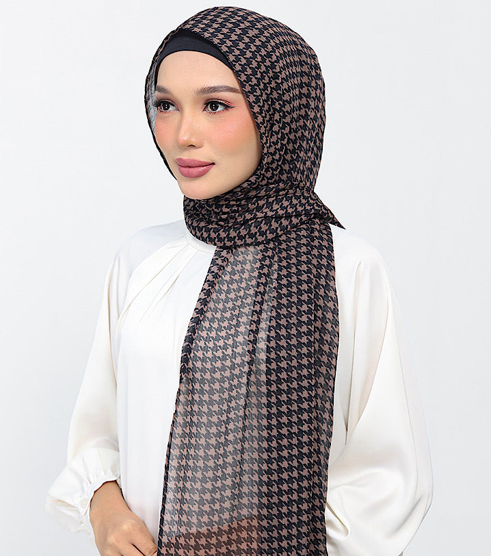 Houndstooth Black