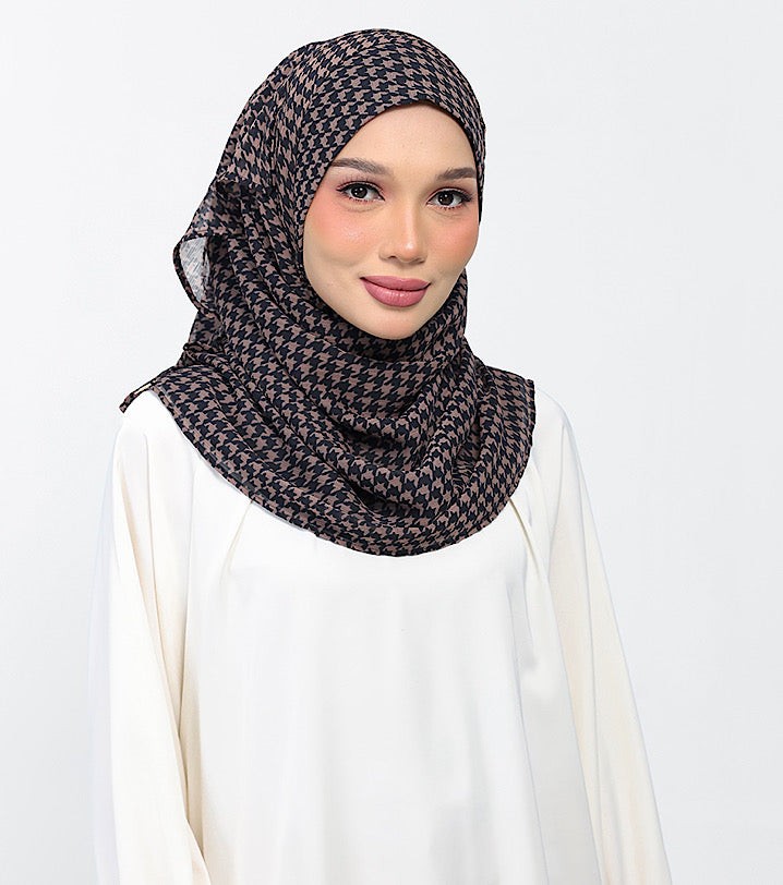 Houndstooth Black