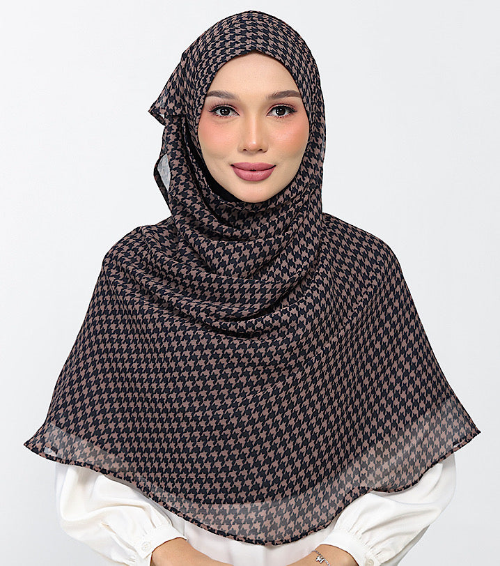 Houndstooth Black