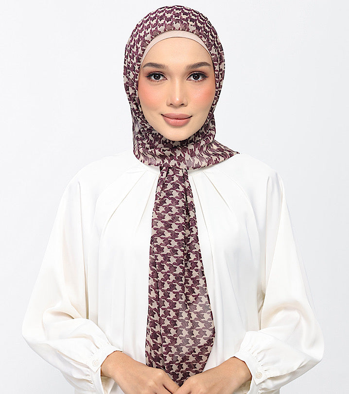 Houndstooth Brown