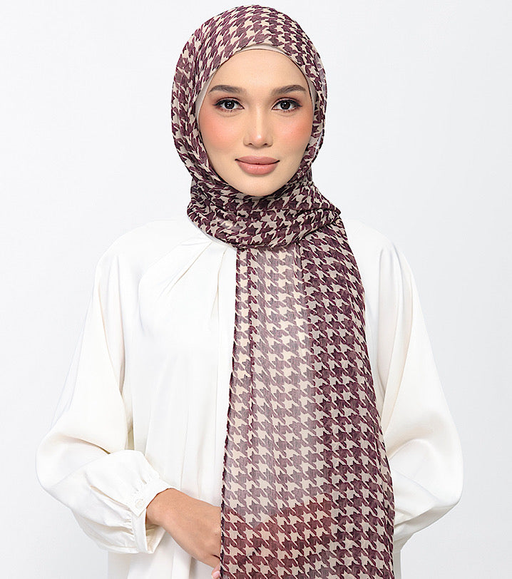 Houndstooth Brown