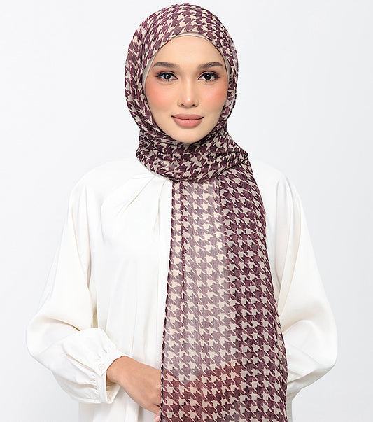 Houndstooth Brown