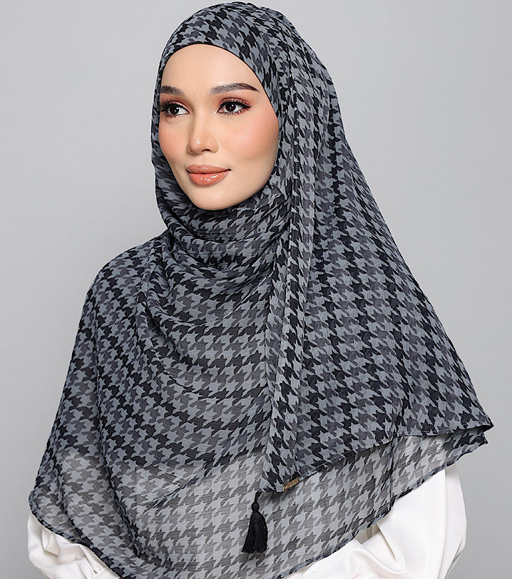 Houndstooth Charcoal