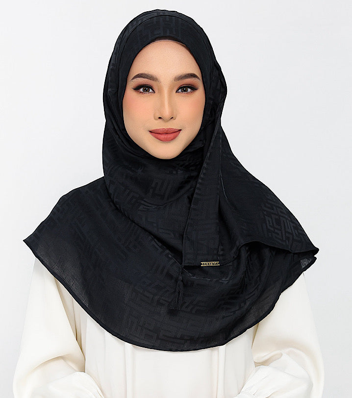 Jacquard Monogram Black