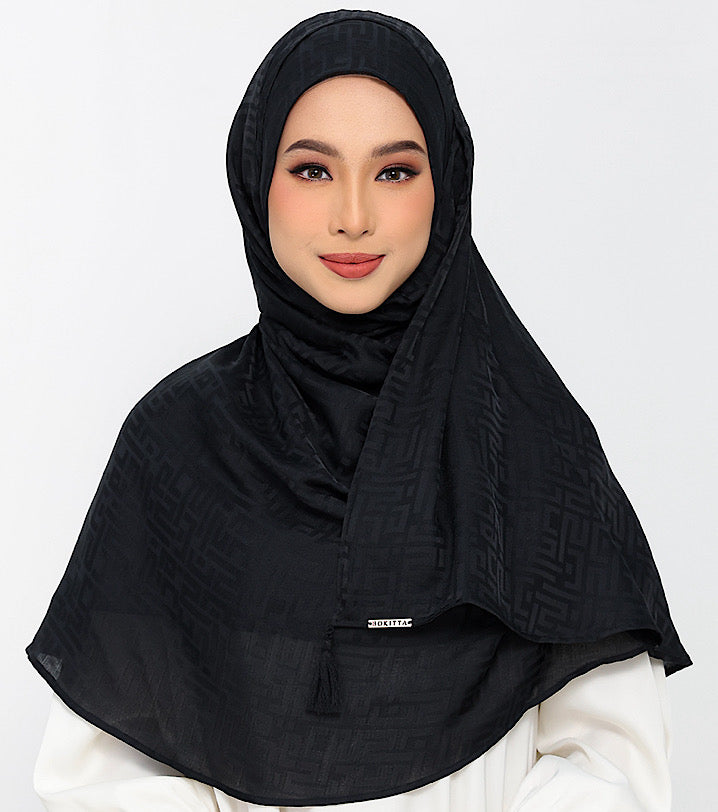 Jacquard Monogram Black