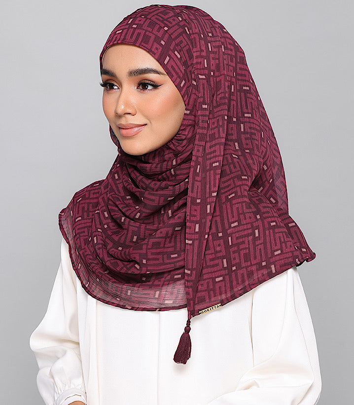 Monogram Maroon