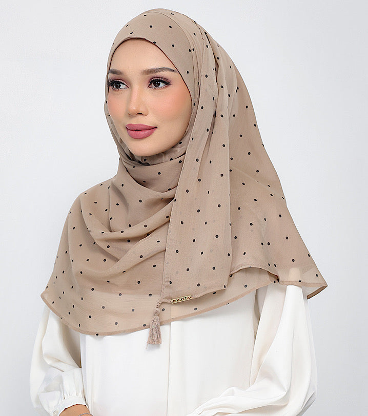 Polka Taupe