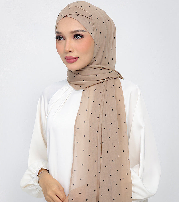 Polka Taupe