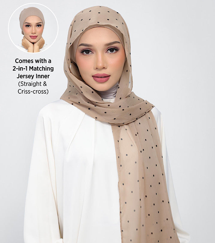 Polka Taupe