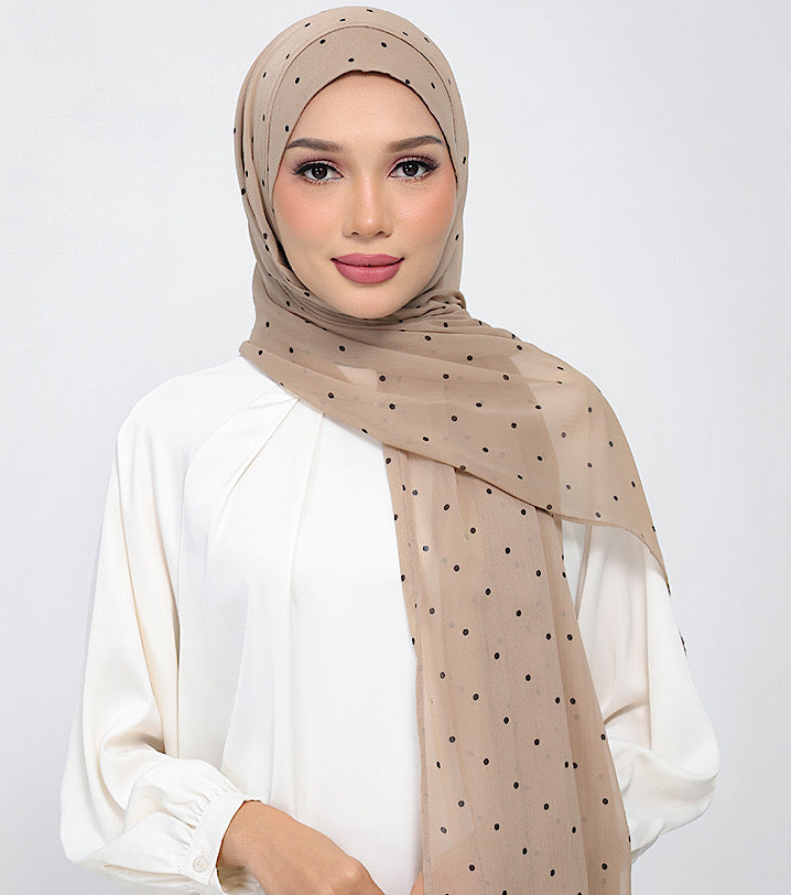 Polka Taupe