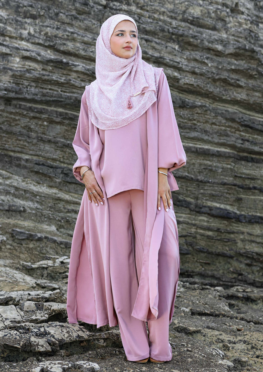 Pink - Haya 3 Piece Co-ord Set