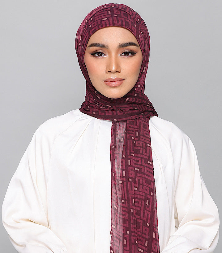 Monogram Maroon