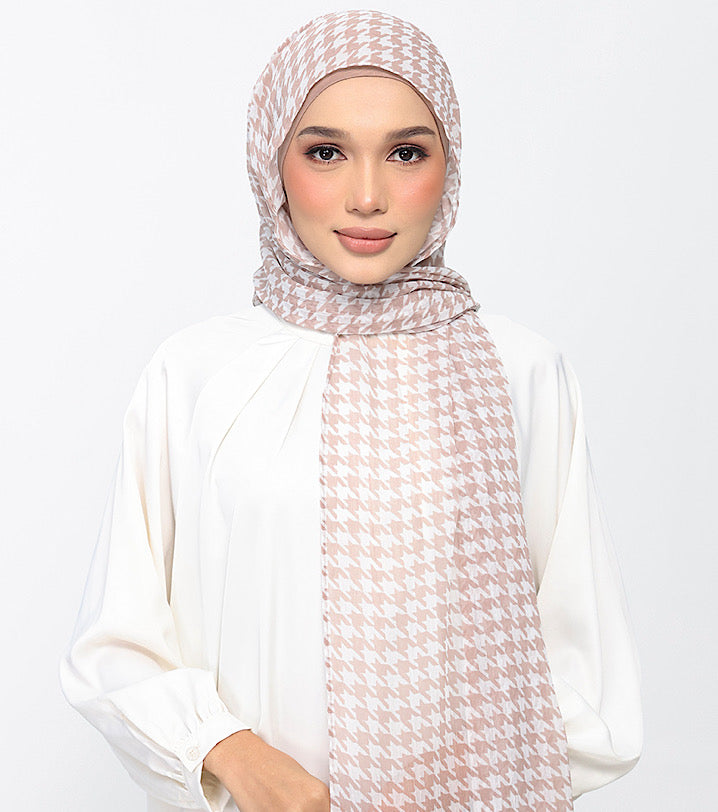 Houndstooth Beige