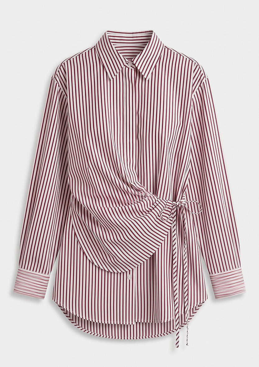 Tuscany Wrap Shirt - Red
