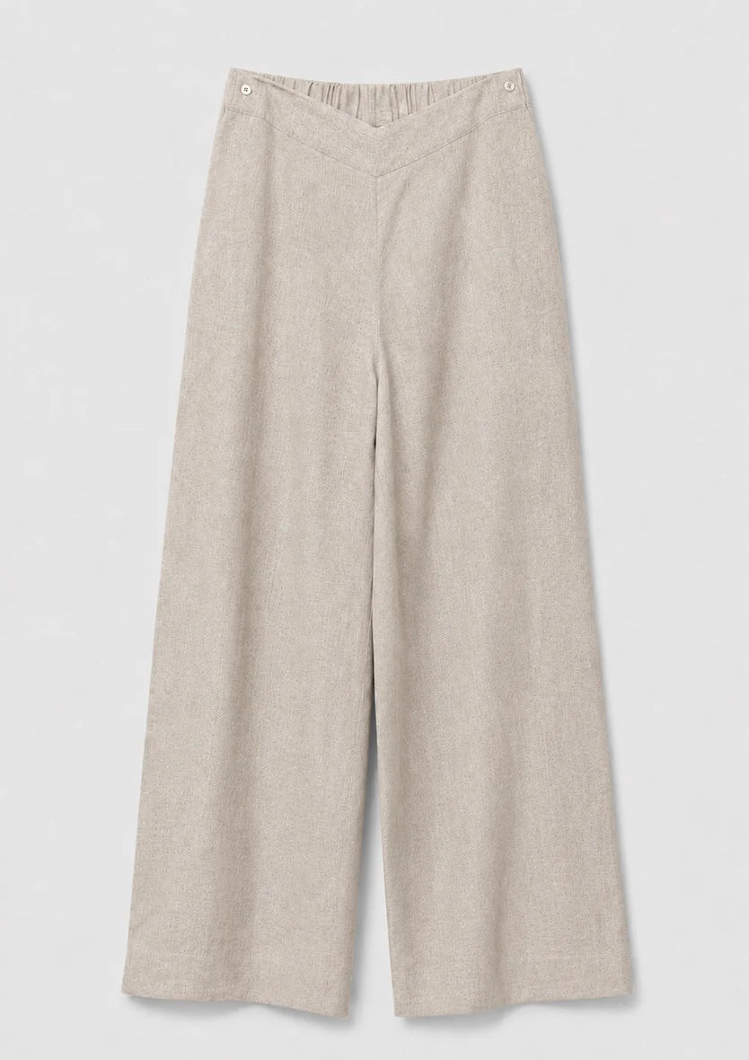 Natural -Modest Shirt 100% Italian Linen Co-ord Set