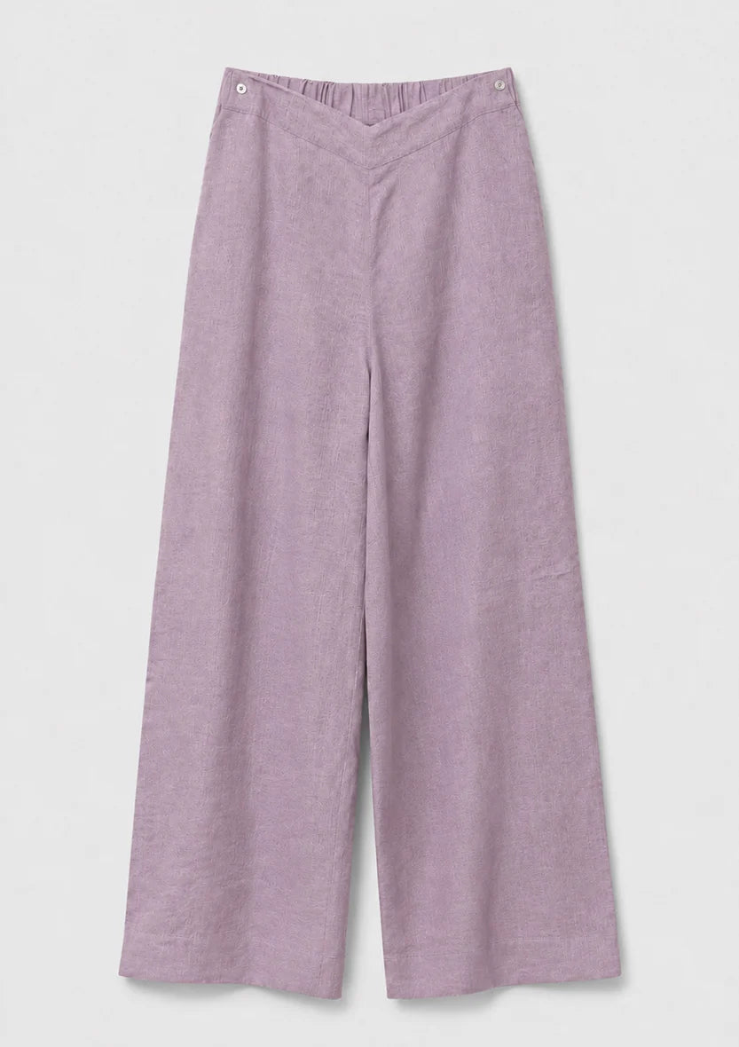 Lilac -Modest Shirt 100% Italian Linen Co-ord Set