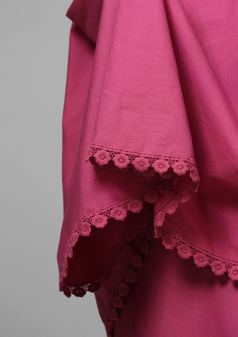 Dark Pink Crochet- Prayer Set