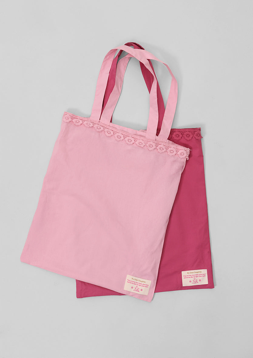 Dark Pink Crochet- Prayer Set