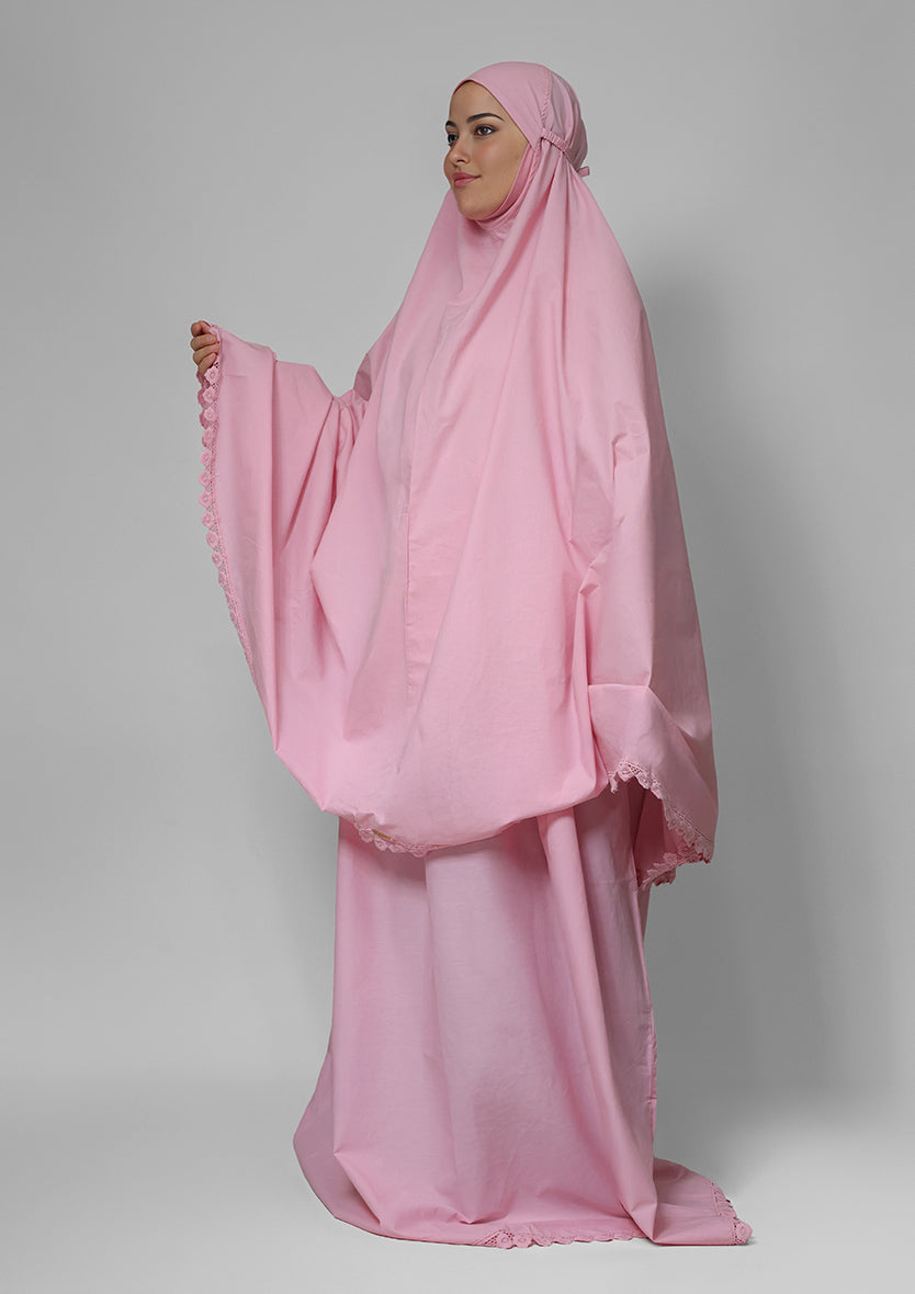 Pink Crochet Crochet- Prayer Set