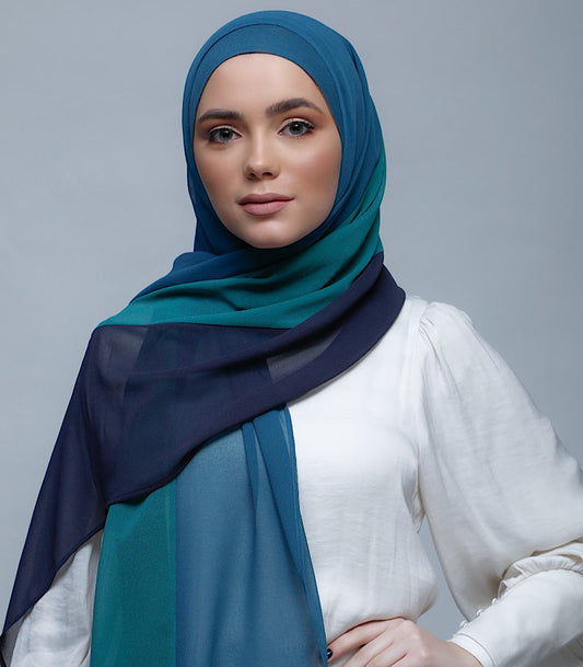 BOKITTA HIJAB TealGreenNavy (1)